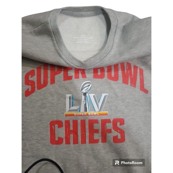 Kansas City Chiefs Gray Crewneck Sweater Men’s Size Medium - Picture 3 of 3